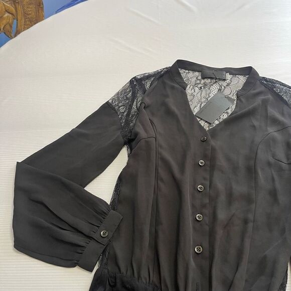 NWT BLAQUE LABEL Black Lacey Bodysuit Size XS NEW - Picture 8 of 12